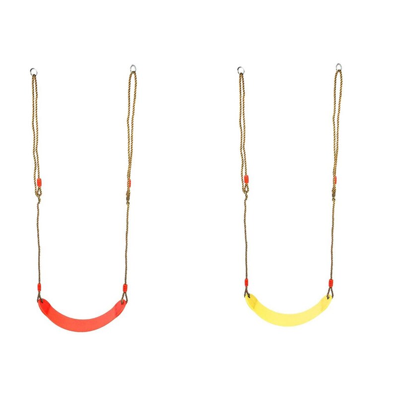 Adjustable Indoor Outdoor Swing Seat Rope Garden Playground Tree Hanging Seat Play Park Toy