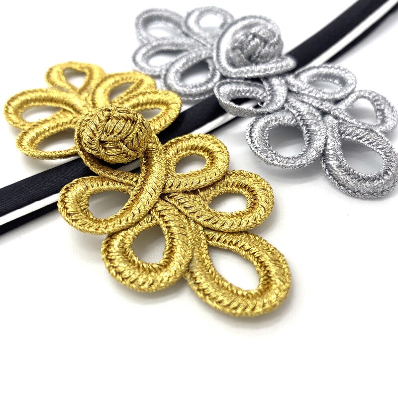 10 par kinesiske håndlavede cheongsam-knapper knudelukninger gør-det-selv syning