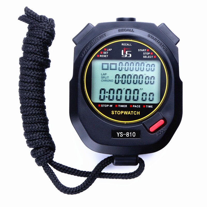 Track and field training stopwatch timer running timer