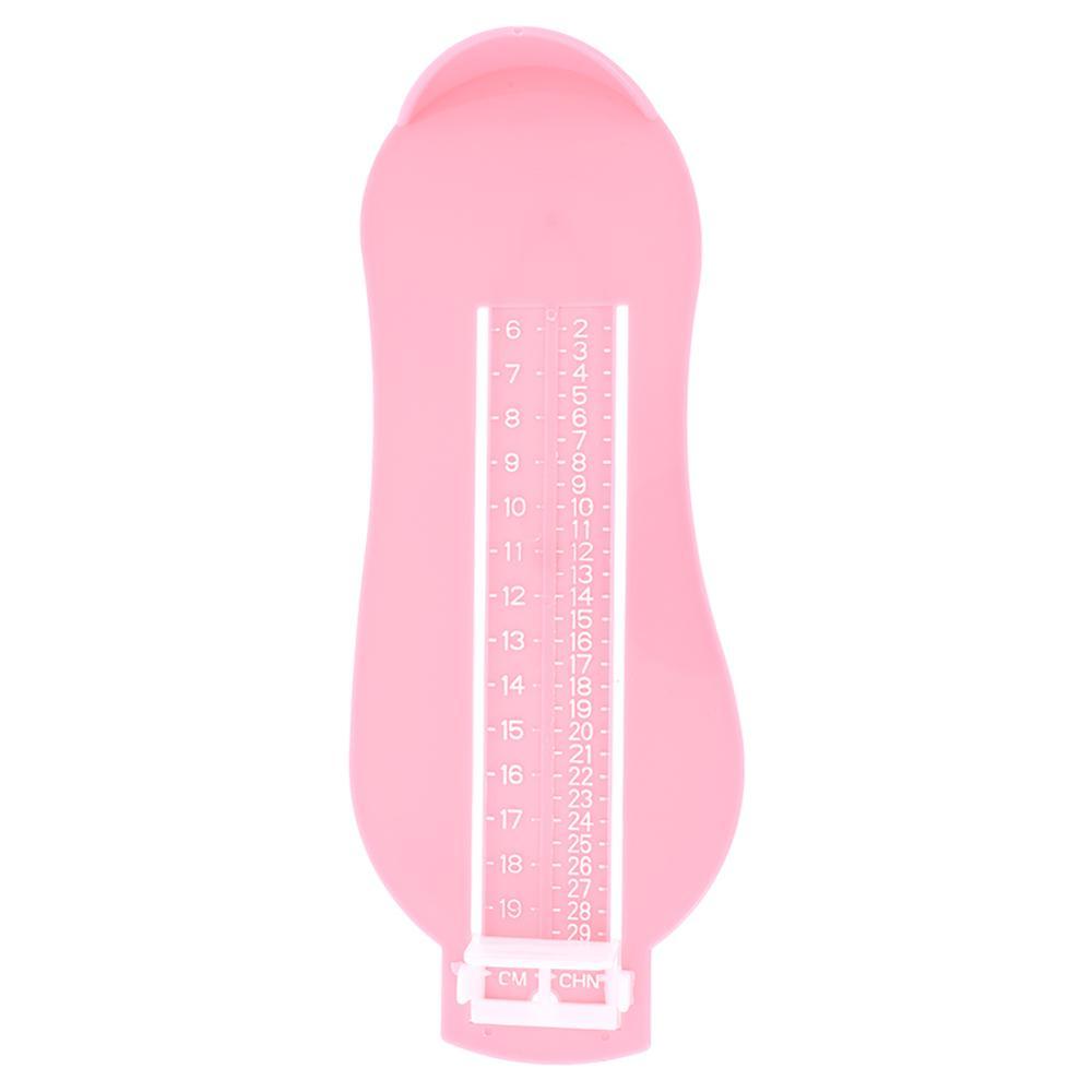 Bebisfötter mått barnskor mått master bebis bebismatningsmått rekvisita mätverktyg babyskor beslag mätapparat: Rosa