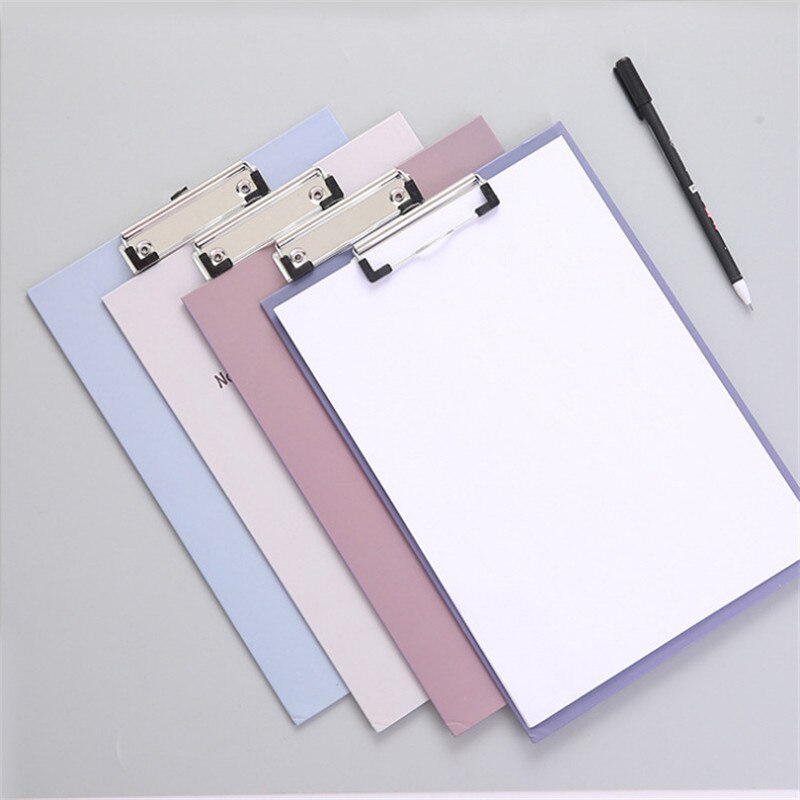 Mirui coloffice sarjakuva kirjoitus leikepöydälle clip pad  a4 kansio kirjoitus patten koulu toimisto paperitavarat satunnainen väri