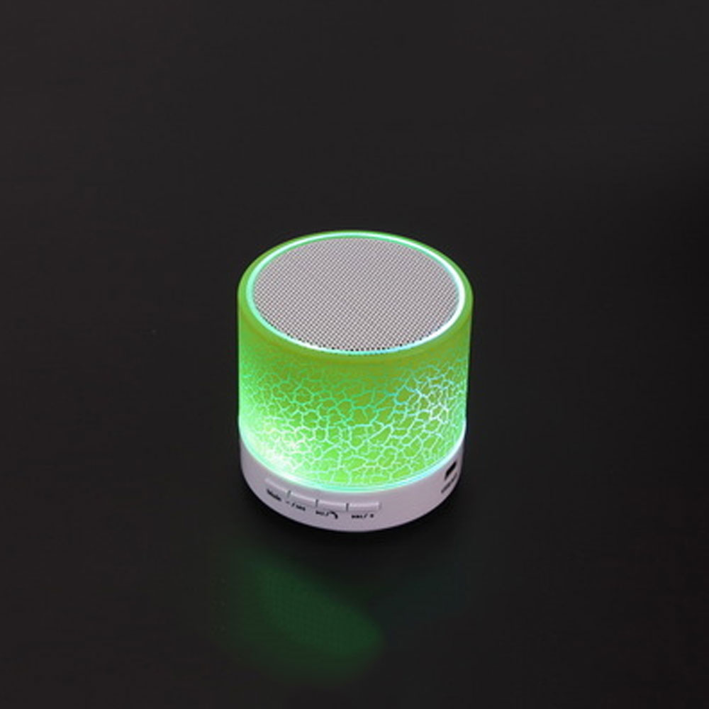 A9 Bluetooth Mini Speaker Wireless LED Light Speakers Support TF Subwoofer Loudspeaker with Hands Free Microphone Music Player