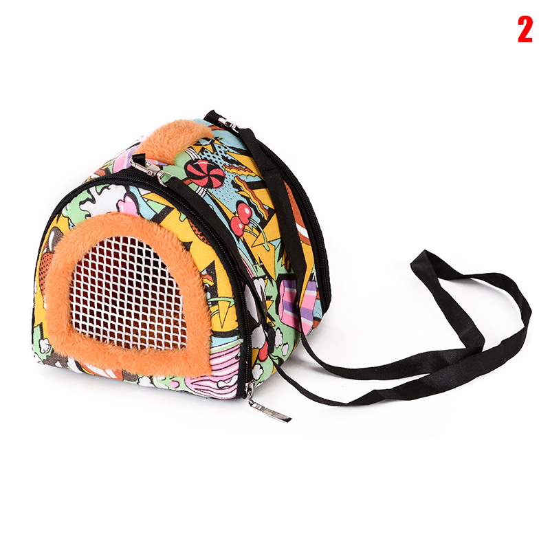 Kolorowe kreskówka zwierzę domowe noszenie plecak podróżny płótno pluszowy plecak dla chomika świnka morska jeż wiewiórka TP899: 2