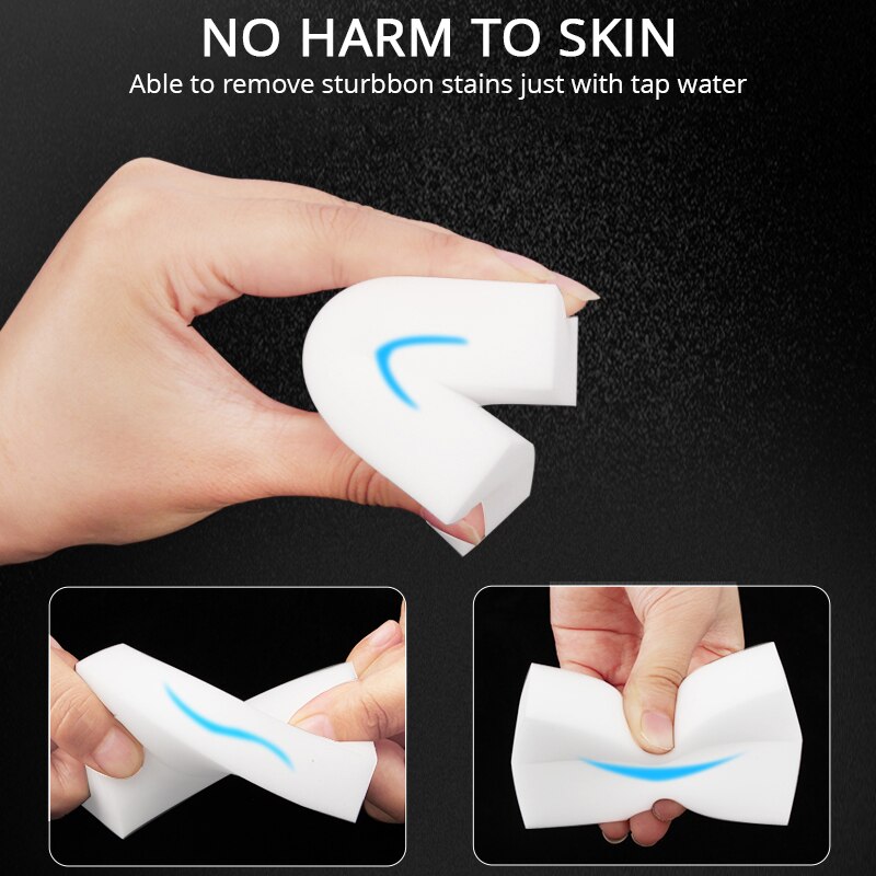 100 Pcs/lot Sponge Magic Sponge Cleaners Eraser White Cleaner Multi-functional Cleaning Kitchen Accessories Cleaning Sponges