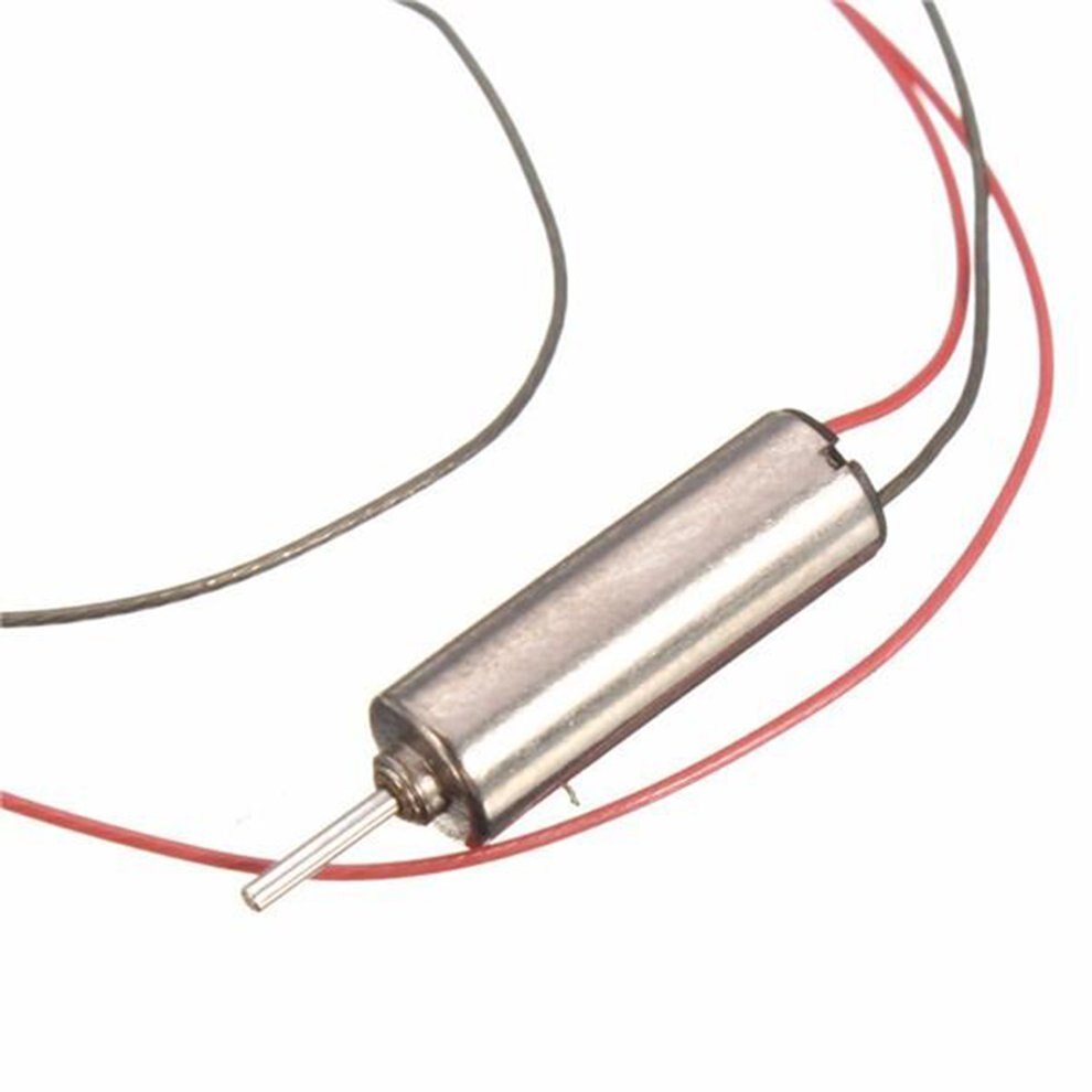 thumbnail image 2 of 6x10mm Coreless Micro DC Motor DC 1.5-3.7V 35000RPM Micro Motor For Airplane Model RC Toys - (10 Pcs 2 of 13