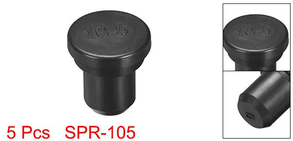 Uxcell 5Pcs 5.5Mm 7Mm 8Mm 9.2Mm 10.5Mm 12Mm 14Mm 15.8Mm 17.8mm Dia Seal Gat Insert Rubber Stopper Voor Wartel
