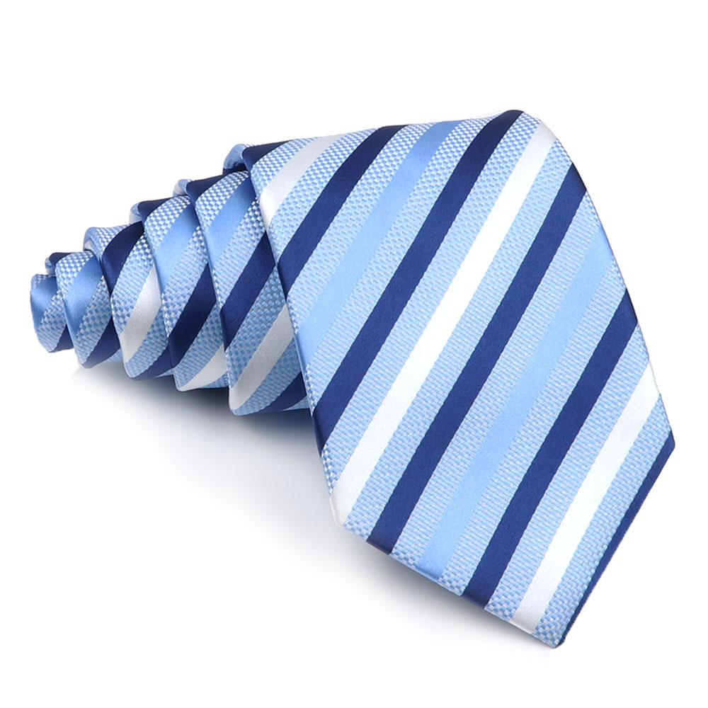 Nouvelle cravate rayée hommes 8cm cravates affaires nouvel an classique cravate accessoires de bureau hommes Costume usage quotidien fête de mariage: Fuchsia