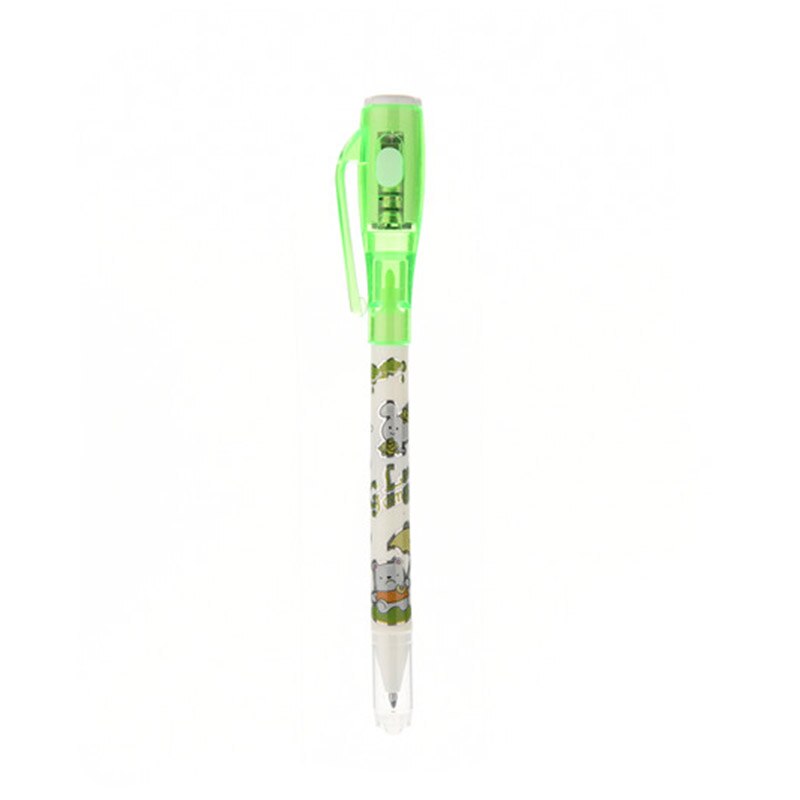 4 Stuks Magic 2 In 1 Zichtbaar Onder Uv Licht Pen Markeerstift Creatieve Briefpapier Onzichtbare Inkt Pen Willekeurige kleur