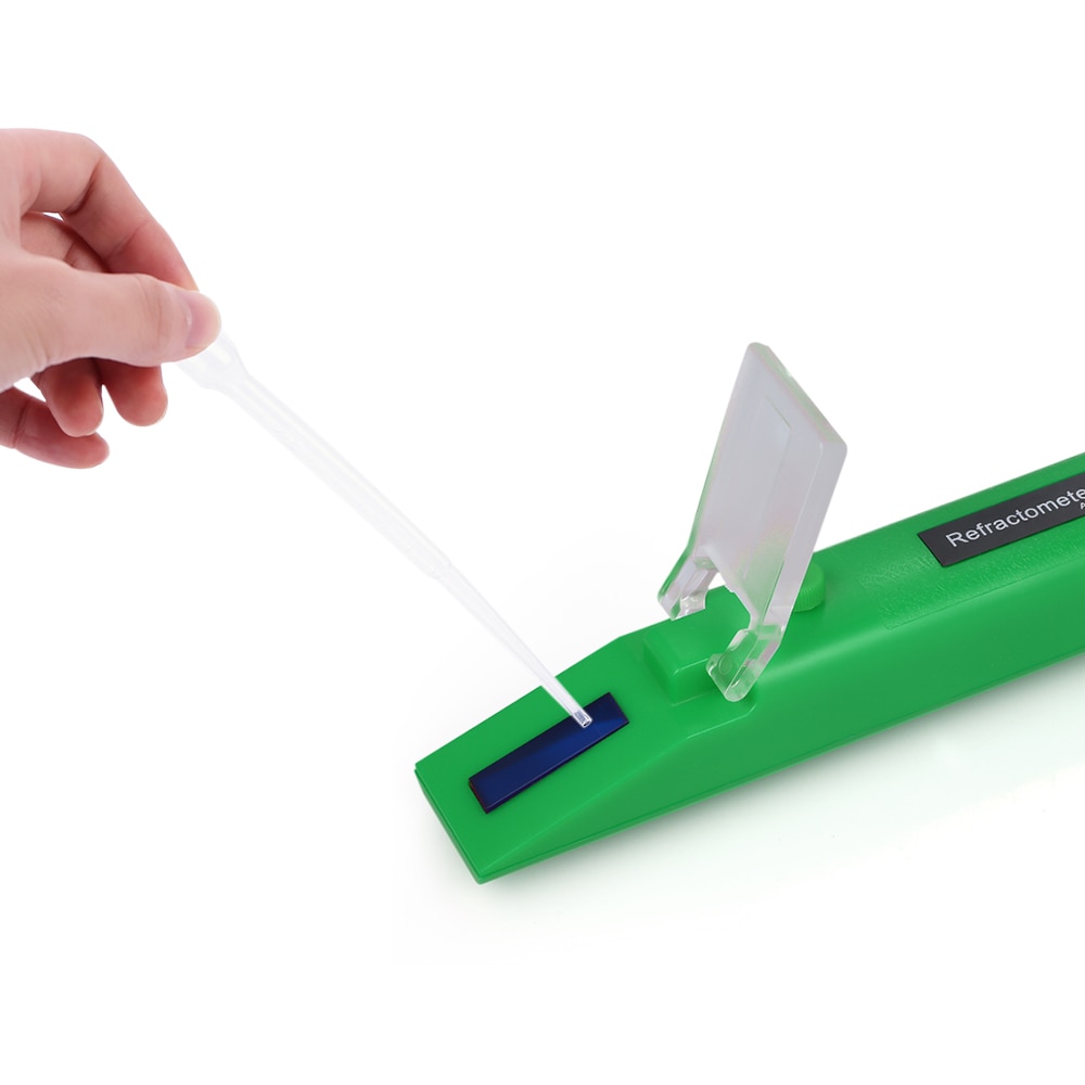 Portable ATC Antifreeze Refractometer Freezing Point Meter Glycol Antifreeze Coolant Battery Acid Freezing Point Tester