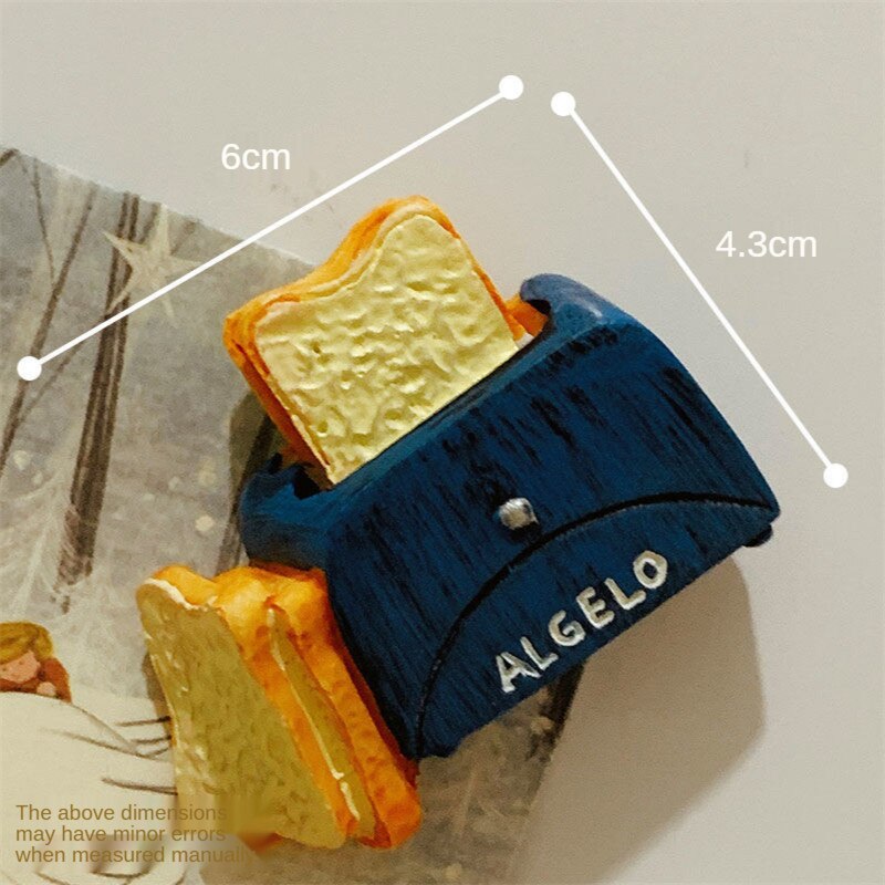 Creatieve Cartoon Voedsel Magneet Fruit/Ei/Koffie Leuke Koelkast Magnetische Stickers Foto Magnetische Sticker Home Decoraties