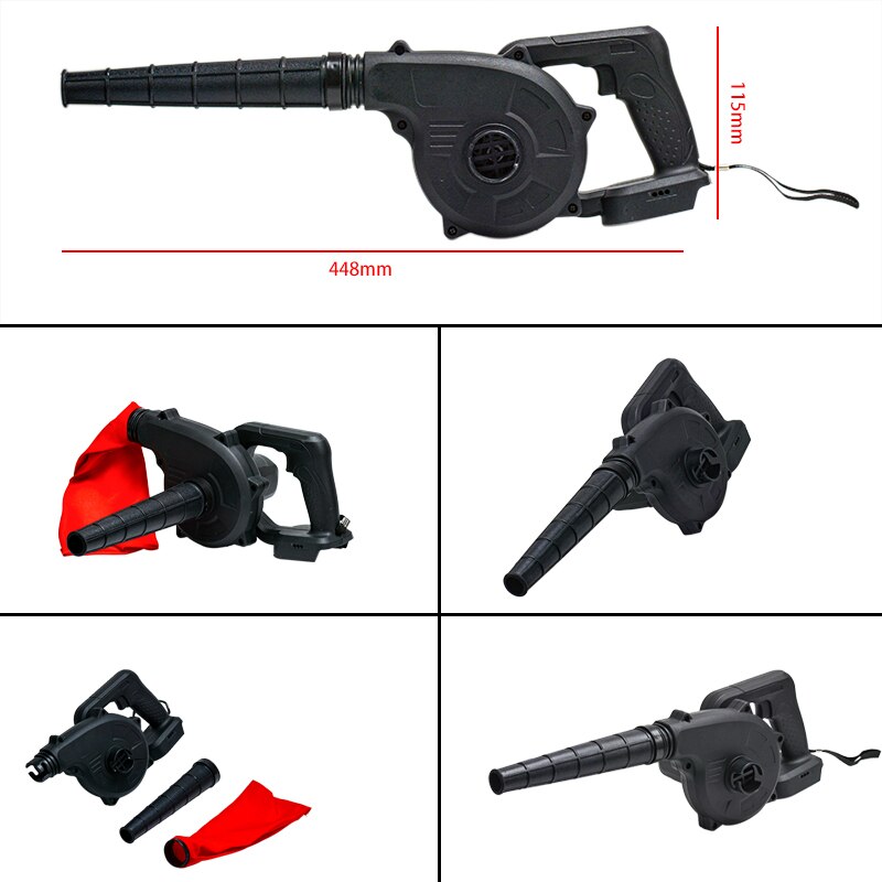 18V Cordless Blower Vacuum Clean Air Blower For Dust Blow Dust Computer Collector Hand Operat Power Tool For Makita 18V Battery