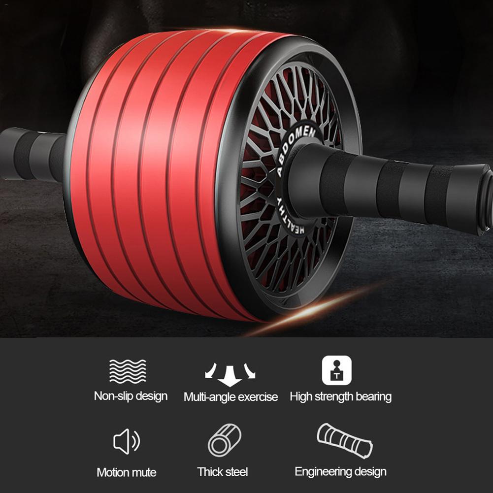 Ab rullehjul muskel træningsudstyr hjul abdominal power hjul ab rulle til arm talje ben træningsredskaber