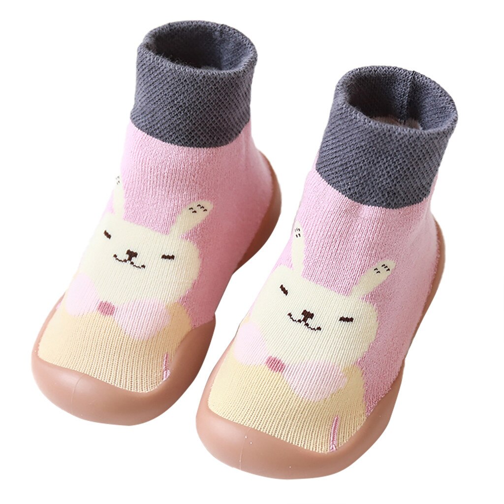 Baby Boy Girl Socks Cotton Children Floor Socks Anti-Slip Baby Step Socks Shoes