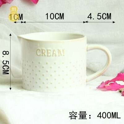 Cuenco de cerámica para fruta, Bol para sopas y ensaladas, cocina, jarra de leche, tazón mezclador de huevo, tazas de café, taza de leche, Espumador de leche: Amarillo claro