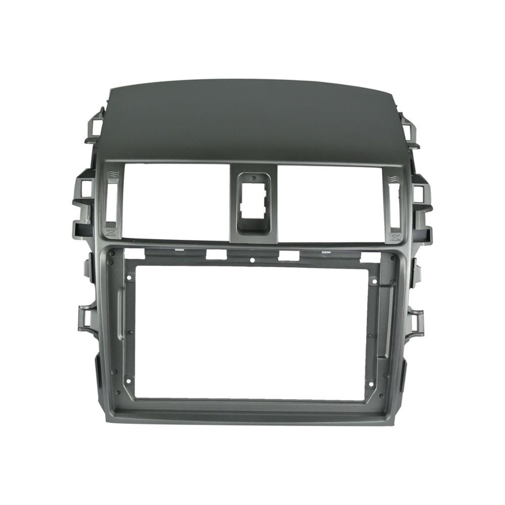 9 pulgadas 2din Car Radio Fascia para TOYOTA Corolla Altis doble Din coche Dvd marco adaptador Panel Dash montaje instalación