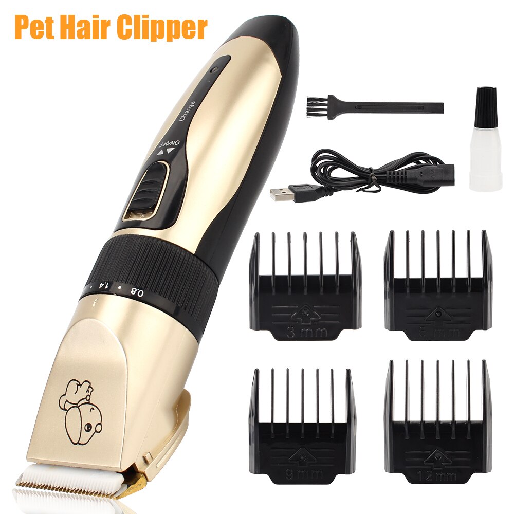 Haren Remover Elektrische Pet Hair Trimmer Oplaadbare Kapsel Scheerapparaat Kat Hond Tondeuse Voor Dieren Professionele Grooming Kit