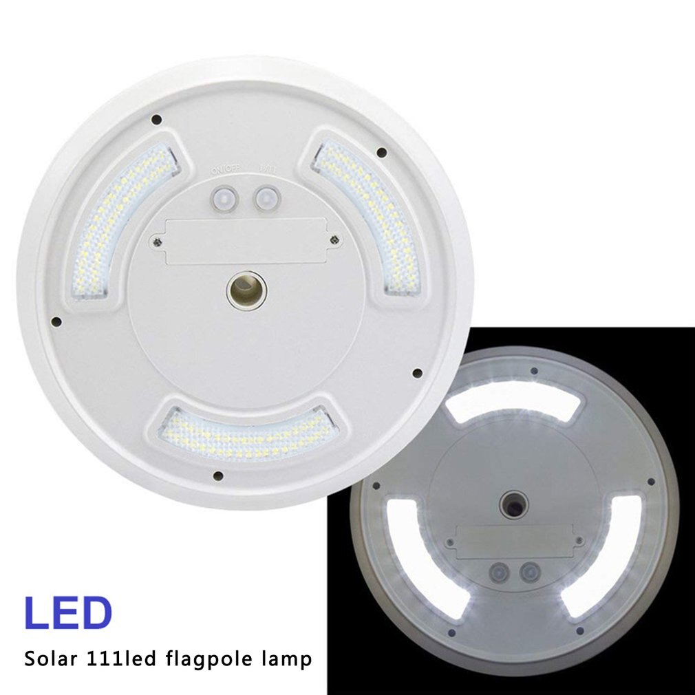 Vandtæt 111 led solar udendørs lys flag lys flagstang led lys have væg lys solar landskab gade lys