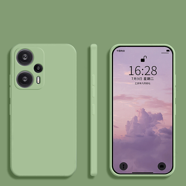 Poco F5 PocoF5 Case Originele vloeibare siliconen telefoonhoesjes voor Xiaomi Poco F5 F5 PocoF5 Pro F5Pro Schokbestendige Soft Cover Poco F5: Zalm Roze
