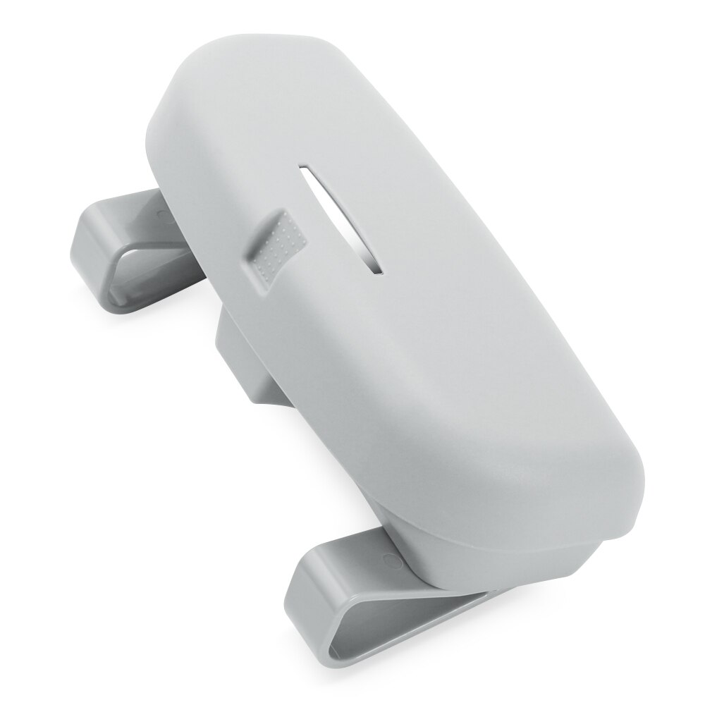 Auto zonneklep brillendoos brillenhouder clip voor starline  a91 a92 a93 a94 b6 b62 b9 b92 b94 c9 c6 d94 e90 e60 e61 e91 e92: Dubbele gesp grijs
