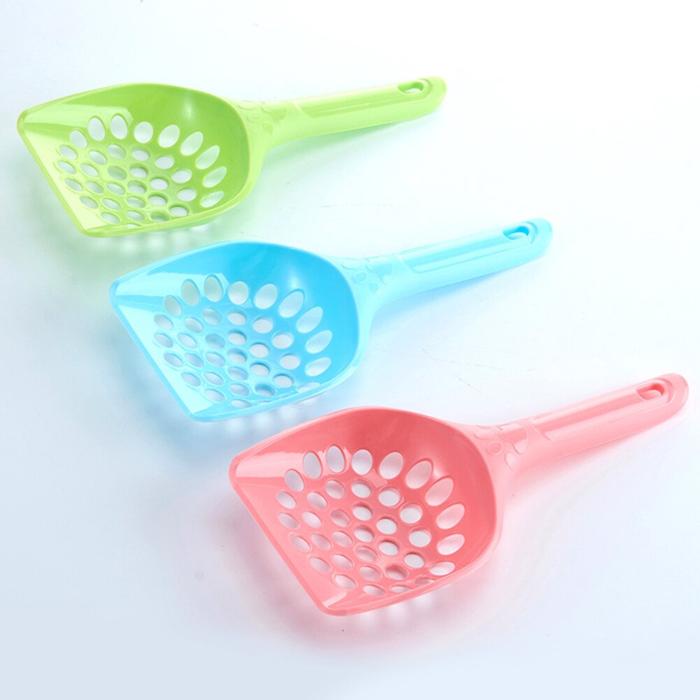 Muovinen kissanhiekkakauha lemmikkien hoito hiekka jätekauha lapio ontto puhdistustyökalu roskat ja murto