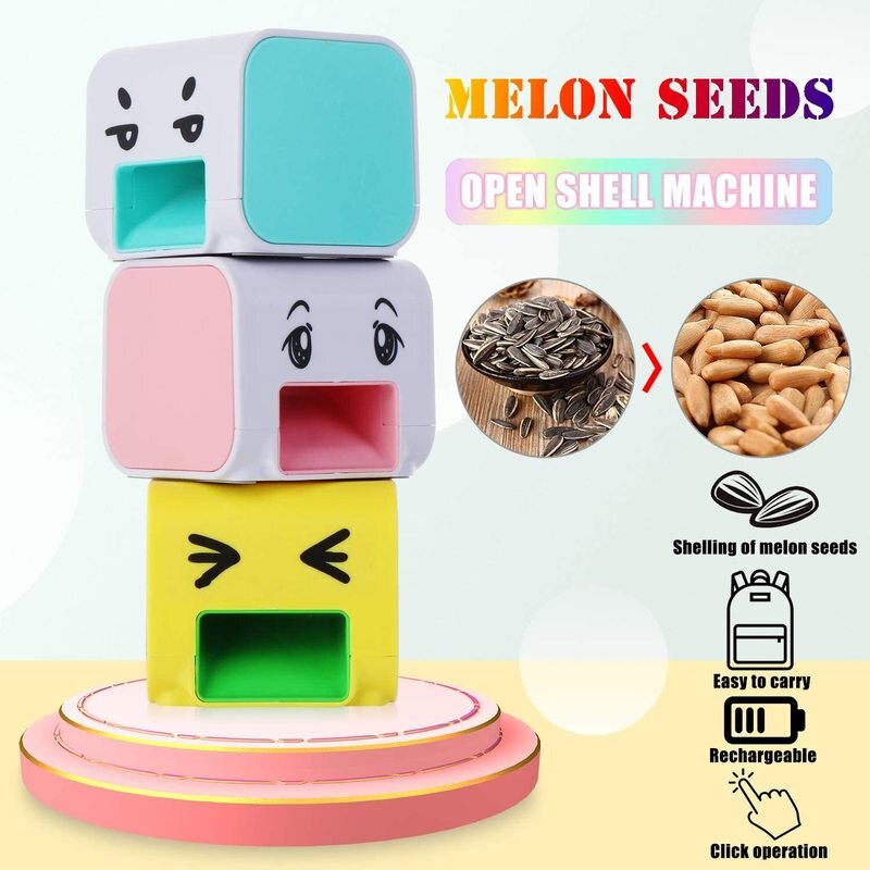 Automatic Sunflower Seed Opener Mini Smart Cracker Peeling Machine Household Electric Peeler Melon Seeds Remover Tool Artifact