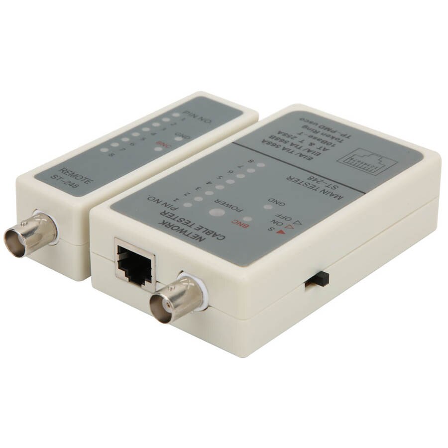 Probador de Cable Coaxial de red Finders disyuntor RJ45/RJ12/RJ11