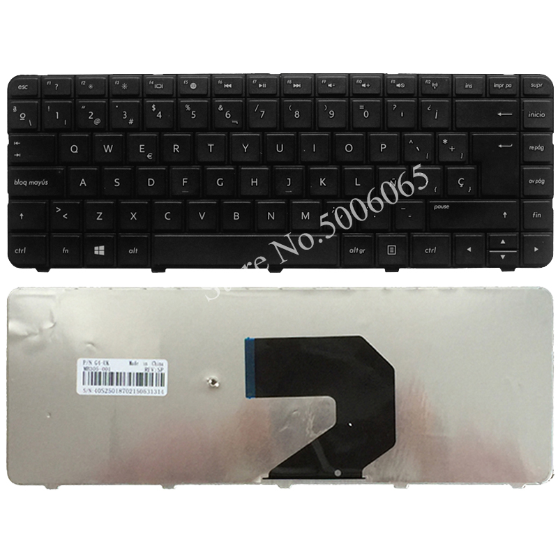 Spaanse Laptop Toetsenbord Voor Hp Pavilion G4 G43 G4-1000 G6 G6S G6T G6X G6-1000 CQ43 CQ43-100 CQ57 G57 430 630 Sp Zwart