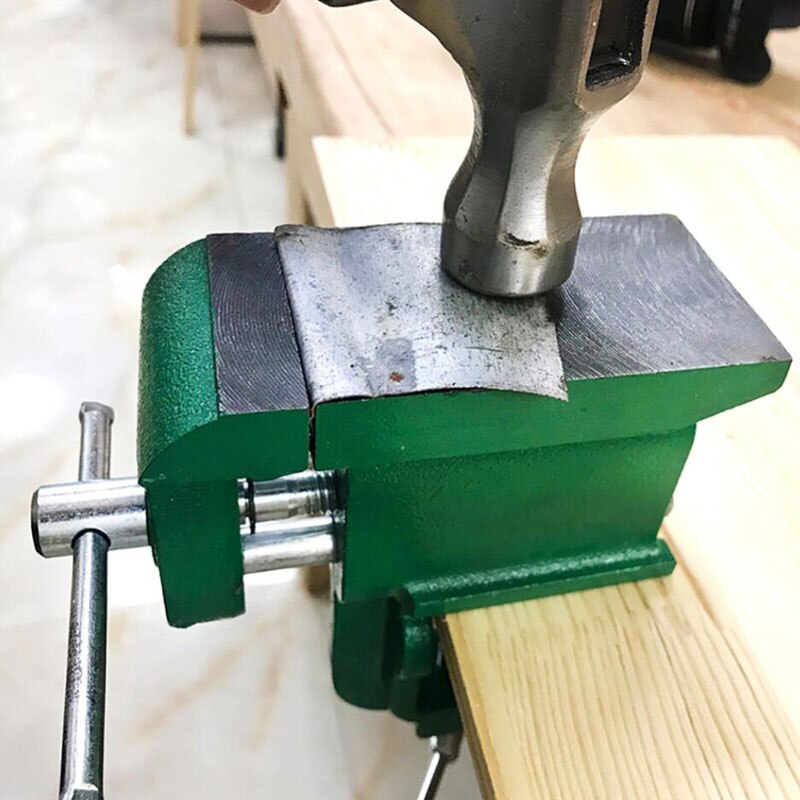 Cast Iron Bench Vise Multi-functional Jewelers Vice Clamp-On Bench Vise With Large Anvil Hobby Clamp On Table Mini Hand Tool