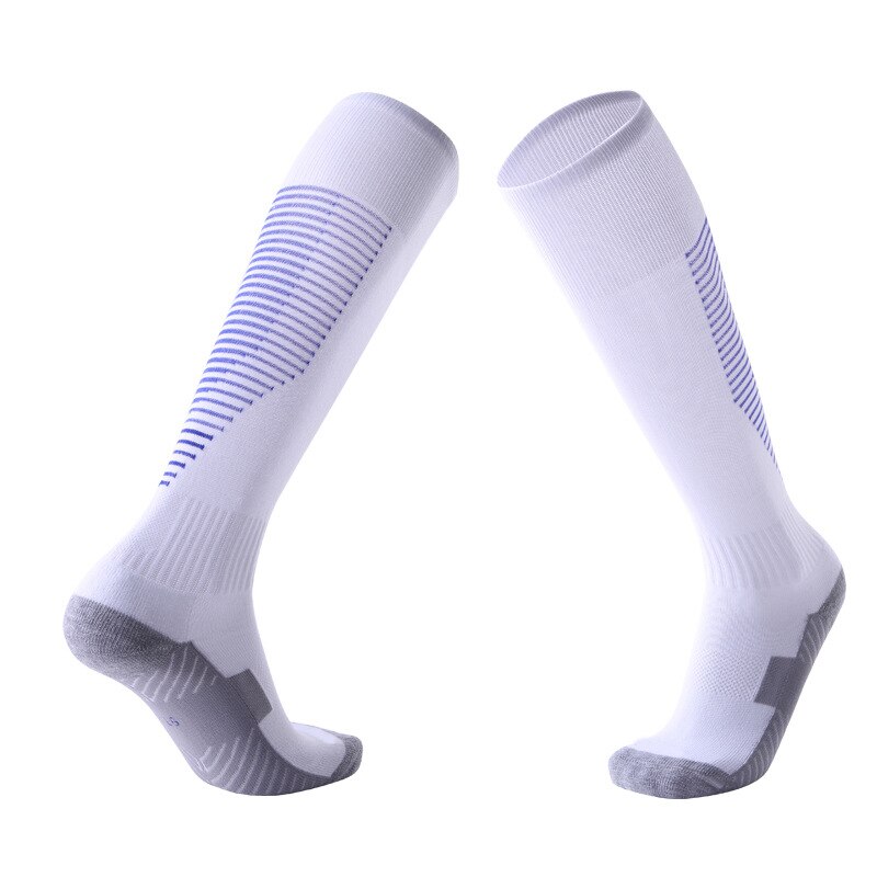 Adult Motocross Socks Non-slip Over The Knee Football Socks Thick Towel Bottom Socks Sweat-absorbent Wear Sports Socks: C1-10