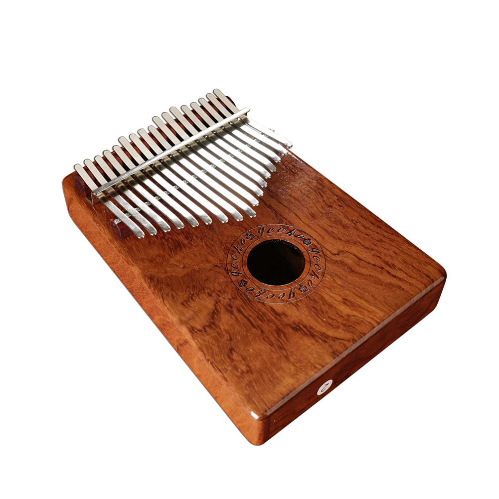 17 Keys Kalimba Rosewood Portable Thumb Piano Mbira Sanza with Box Bag Tuner Hammer Thumb Piano keyboard Musical Instruments