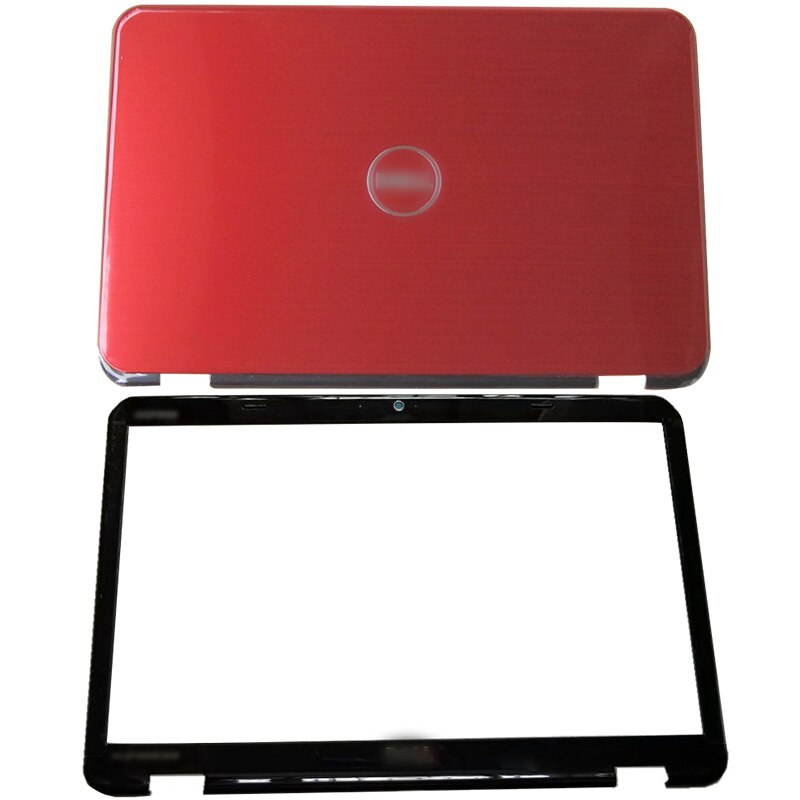 NUEVA cubierta trasera LCD para portátil/bisel frontal/bisagras para DELL Inspiron 15R N5110 M5110 M511R 00KXW3: Red AB Cover