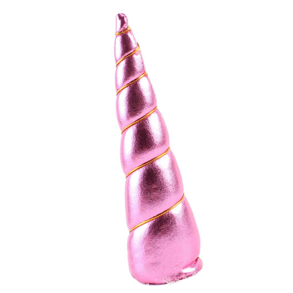 Bandeau en corne de licorne rembourré en feutre pour enfants, accessoires de cheveux, décor de fête à faire soi-même: Bright Pink