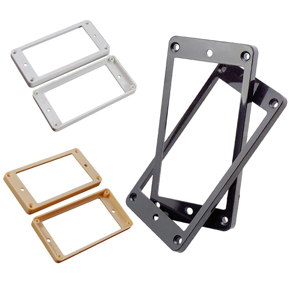 Pack of 2 Plastic Humbucker Pickup Mounting Rings 7x8.5mm for Electric Guitar Parts