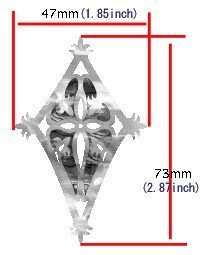 Inlay Aufkleber Aufkleber Gitarre Kopfplatte in abalone Thema Schild BL