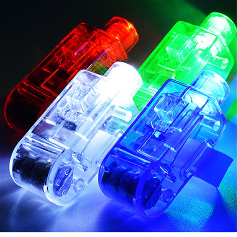 LED Finger Lights 100 Pack Finger Ring Glow Sticks for Kids Adults Bright Party 97BD