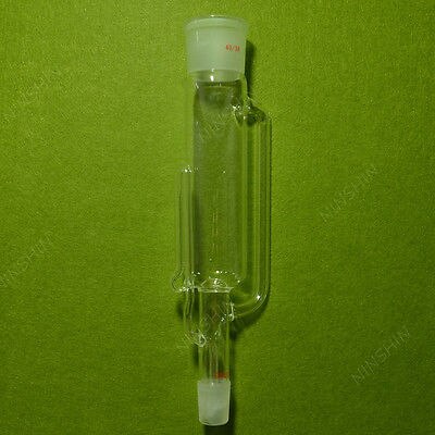 Extractor de Soxhlet de 250ml con condensador, tubo de bombeo y dos frascos planos de 24/40