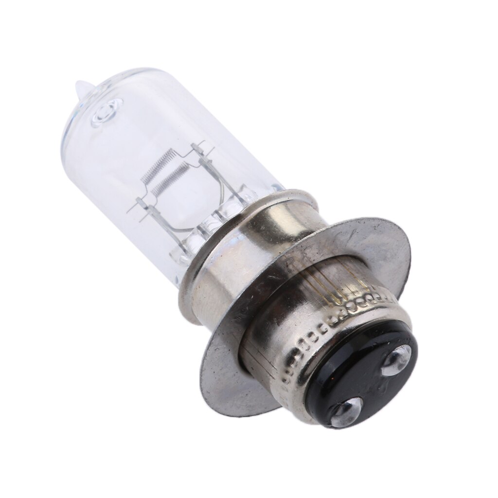 Bombillas halógenas para faro delantero de motocicleta, P15D-25-1, 12V, 35/35W, color blanco brillante, 1 ud.