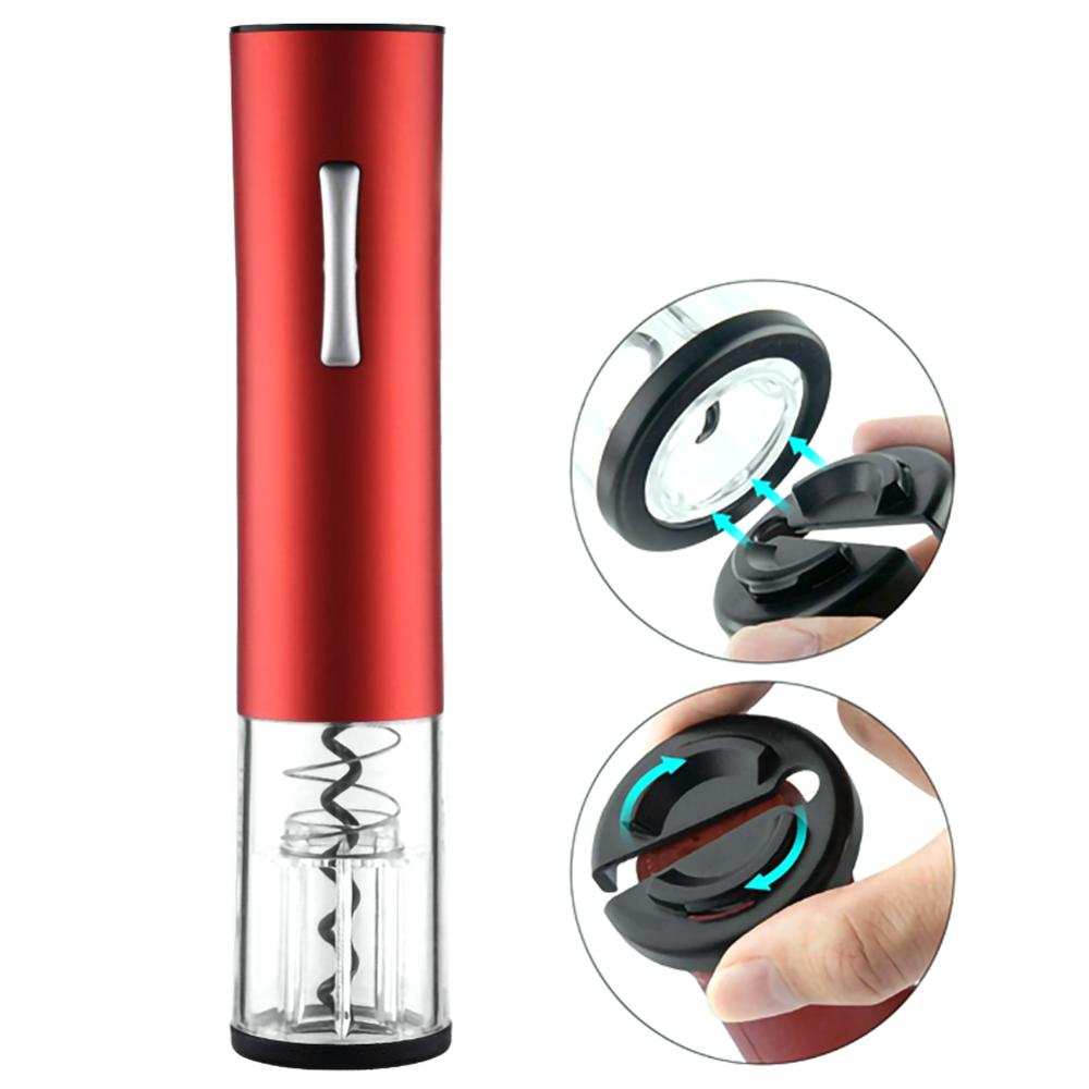 Automatic Red Wine Bottle Opener ABS Electric Red Wine Paper Cutter Electric Corkscrew Foil Cutter Cork Out Tool: RD1