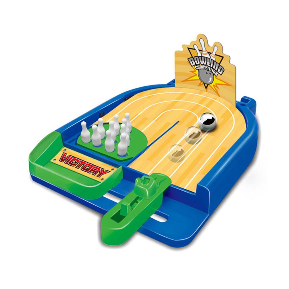 Pinball legetøj scene magisk præstation begynder evne finger legetøj legetøj cool sjove træprodukter øve basketball: Bowling