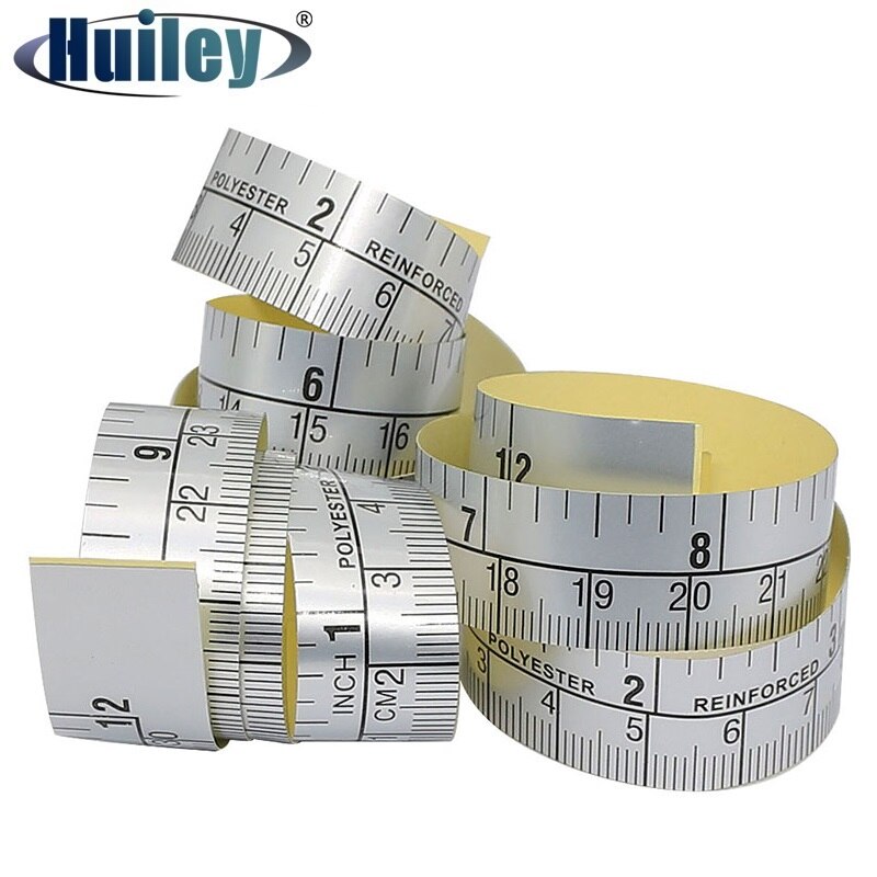 Cinta métrica adhesiva, 151cm, 59 pulgadas, ingletadora, cinta métrica, etiqueta de máquina de coser, regla para herramienta de carpintería, Escala de sierra ingleteadora