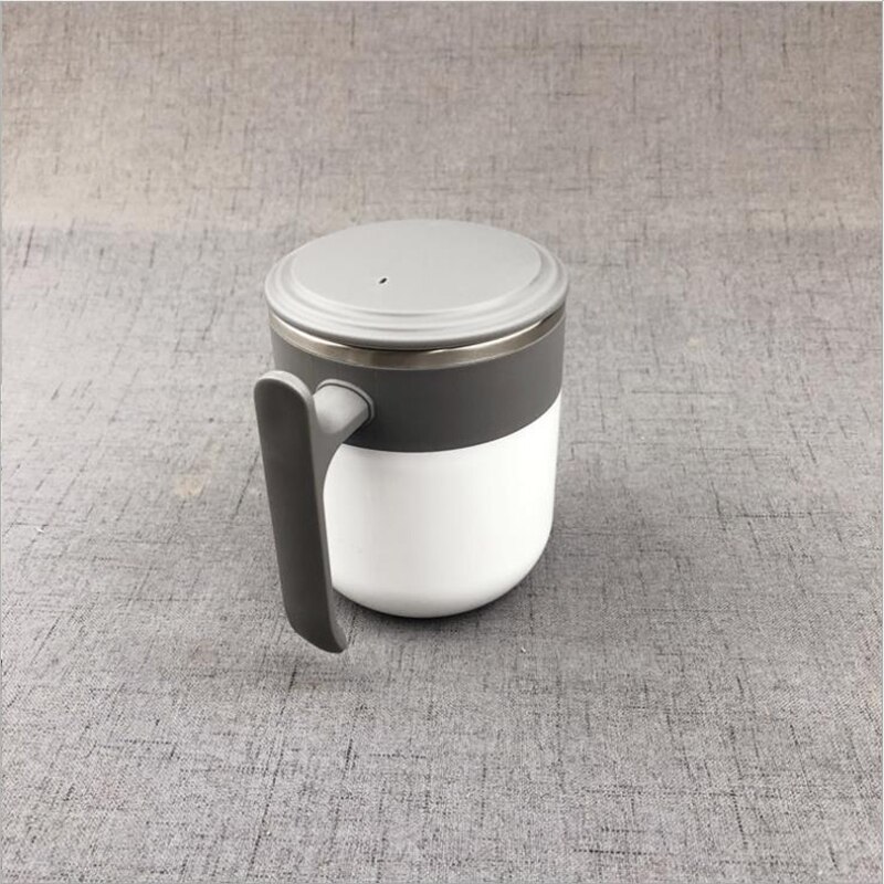 Selbst Rühren Becher Edelstahl Automatische Misch Kaffee Tasse Magnetische Temperatur Unterschied Clever Becher Temperatur Kontrolle Becher: grau