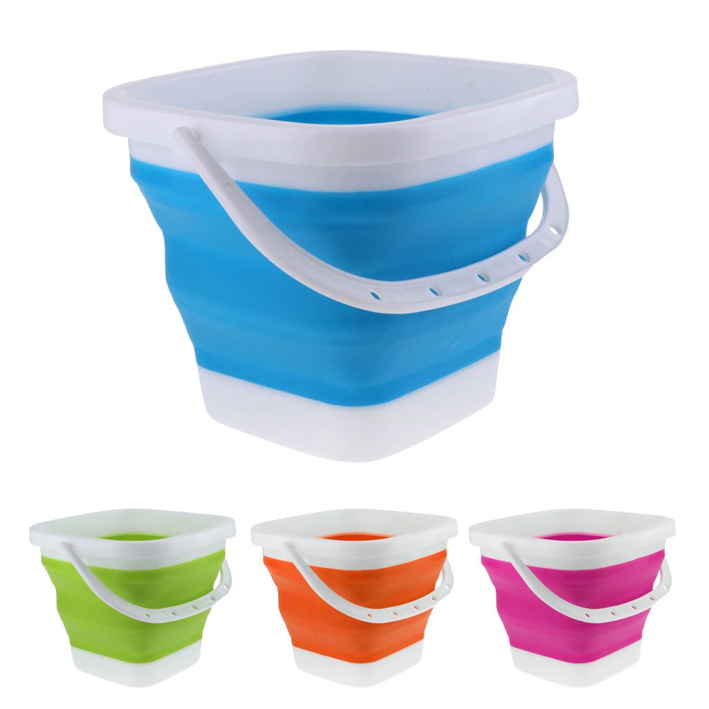 Cubo plegable para coche y furgoneta, lavabo para lavado de manos, 3L, para acampada, autocaravana, autobús, remolque, camión