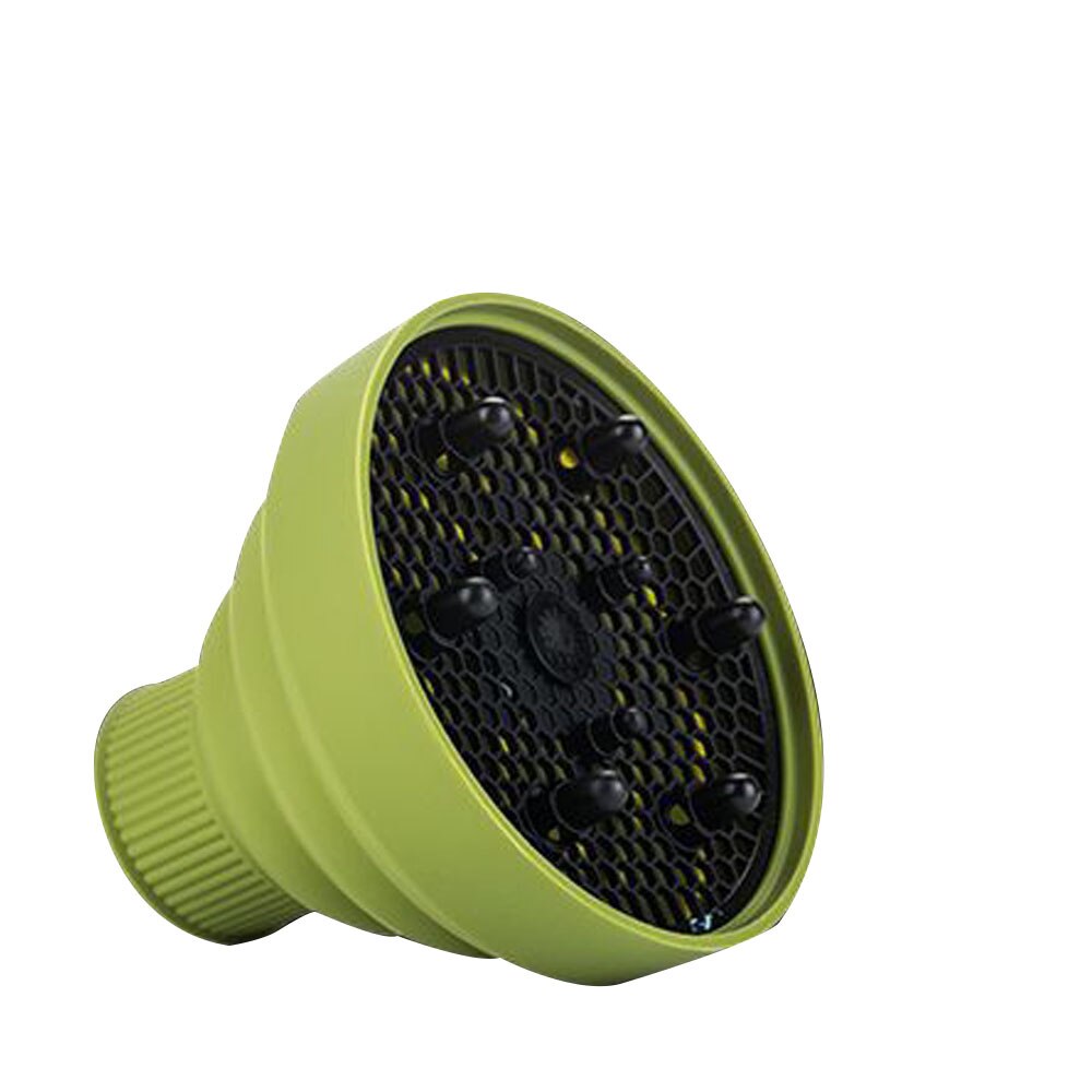 Silicone Universal Hair Diffuser Dryer Blower Hairdressing Salon Hair Curly Dryer Folding Diffuser Cover 4 Colors: Green