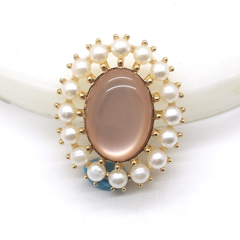 Exquisite 10pcs/set alloy metal pearl DIY jewelry accessories rhinestone crystal wedding invitation clothing artwork: 32