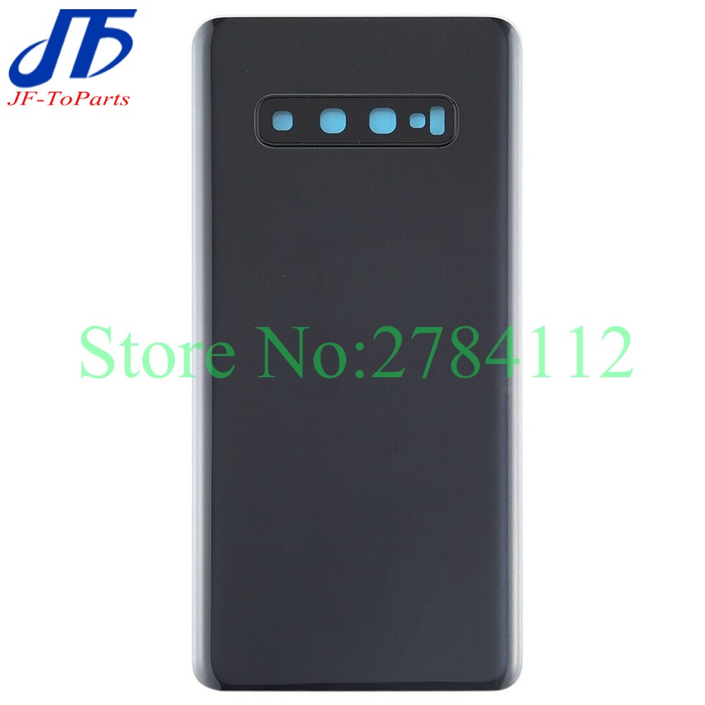 10Pcs Back Glas Vervanging Voor Samsung Galaxy S10 6.1 "/S10 Plus S10 + 6.4" / S10E batterij Cover Achterdeur Behuizing Case: Mix s10plus and lens