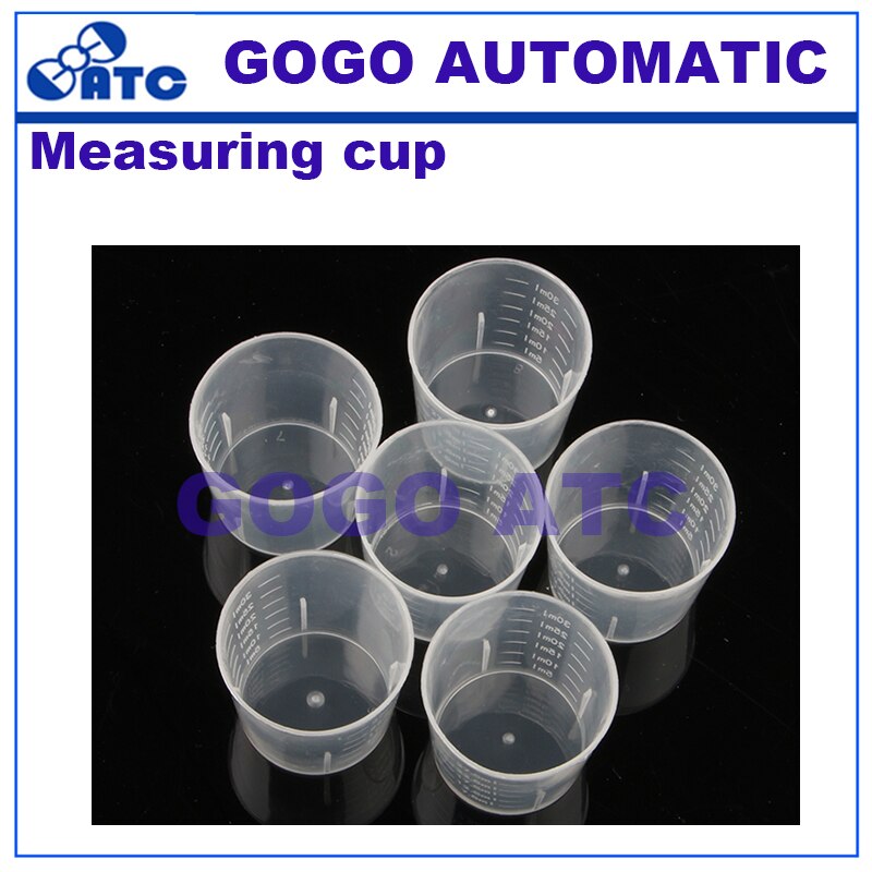 Food grade plastic maatbeker 30 ml verdunning cup maatbeker dubbelzijdig met maatlepel cilinder Kleine cup