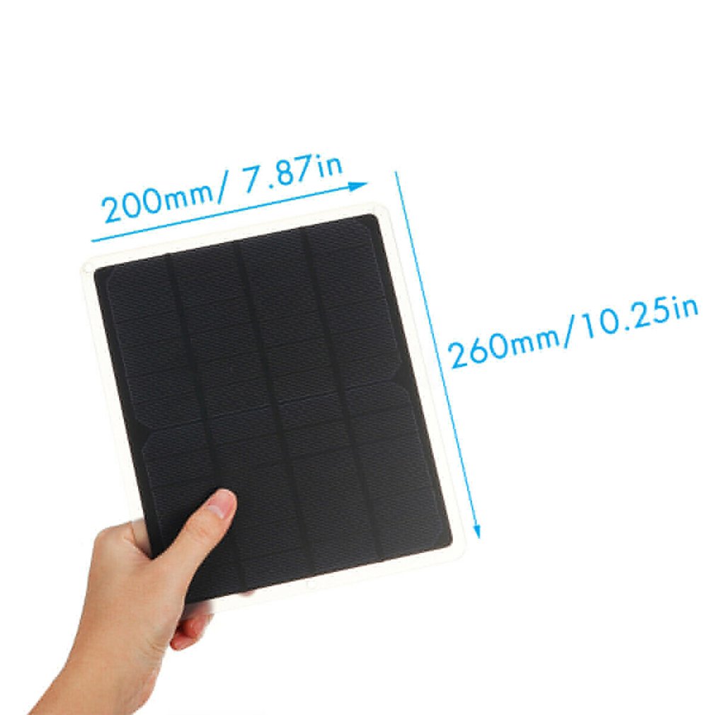 20w 12v mono solcellepanel usb batterilader strømbank for mobiltelefon campinglader ultra tynn høy effektivitet