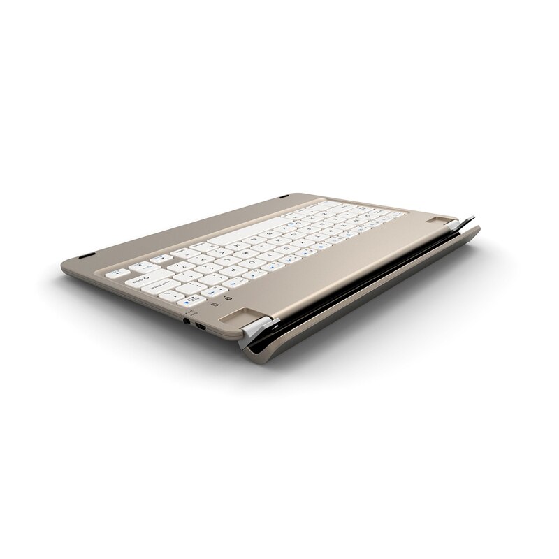 Składana bezprzewodowa obudowa klawiatury Bluetooth dla iPad Air 2 Pro 9. 7 odwróć klawiatura do ipada Air 1 Stand klawiatura do ipada 2018 9.7 cala: Gold
