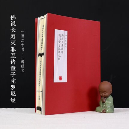 Hard Pen Copybook Small Regular Script Calligraphy Copybook Adults Chinese Buddhist Scripture Heart Sutra Calligraphy Copybooks: F