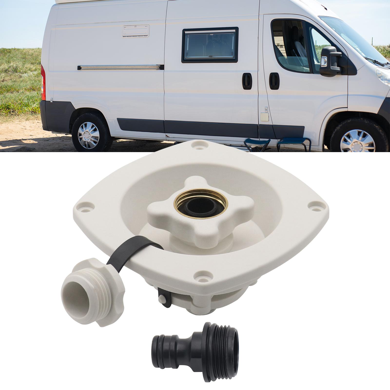 RV City Water Fill Inlet Universal Wall Mount for Caravans RV Camper